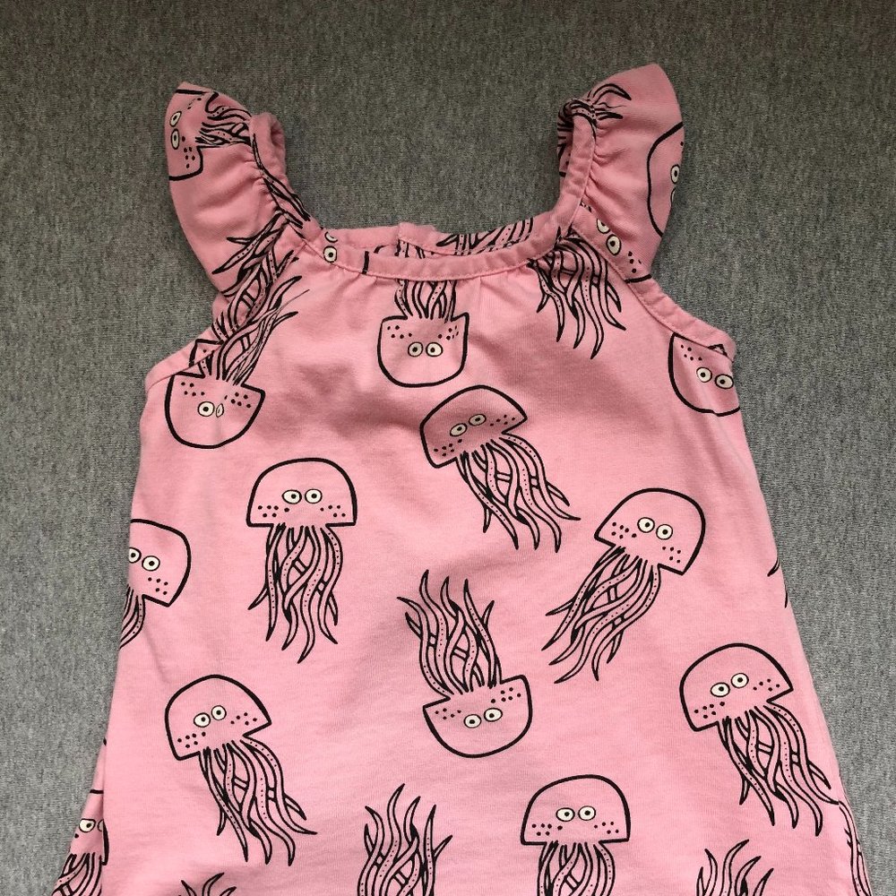 Hanna Andersson Pink Jellyfish Dress with Bloomers